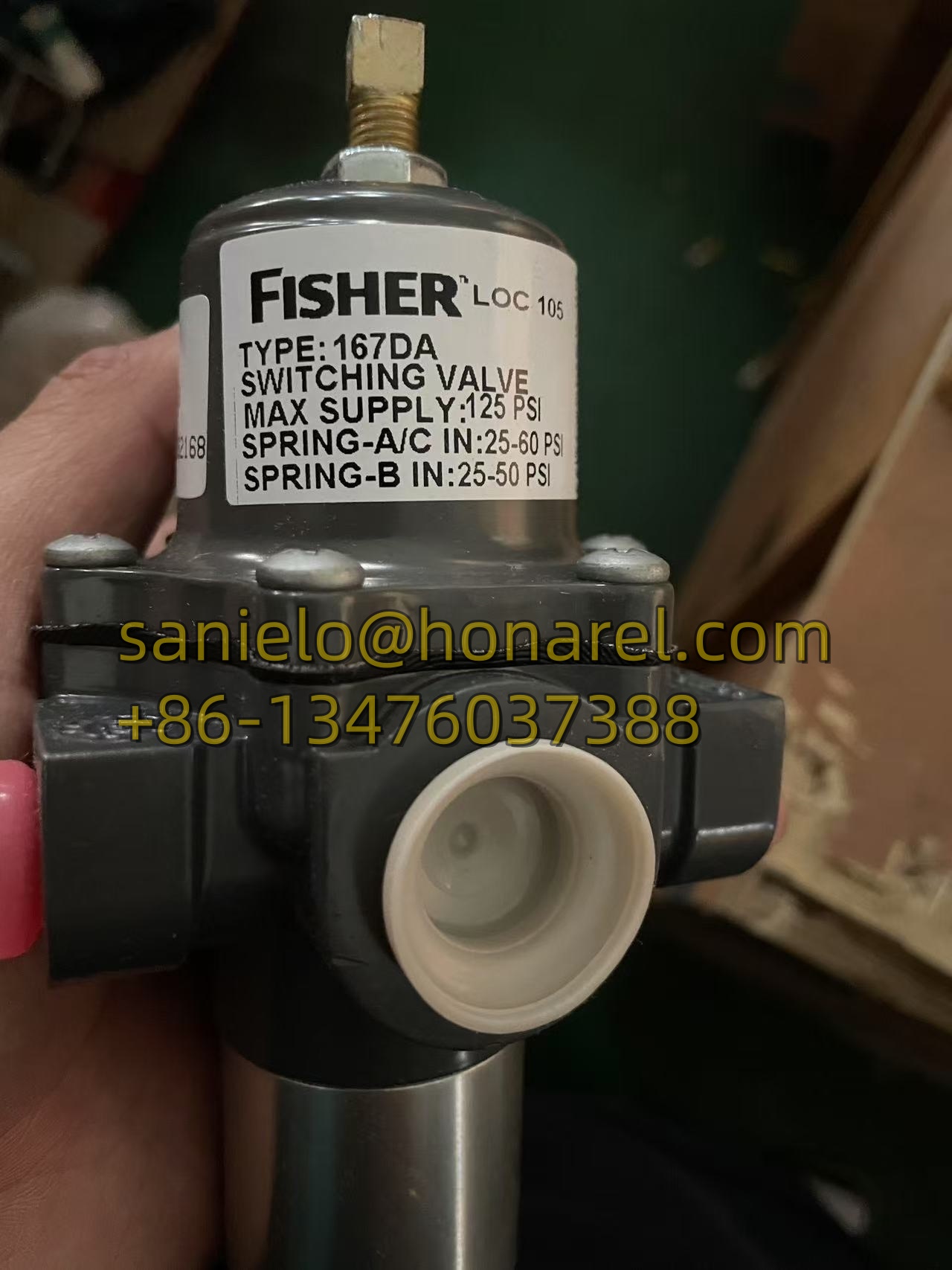 FISHER 167DA-P118 Lock Valve / Switching Valves