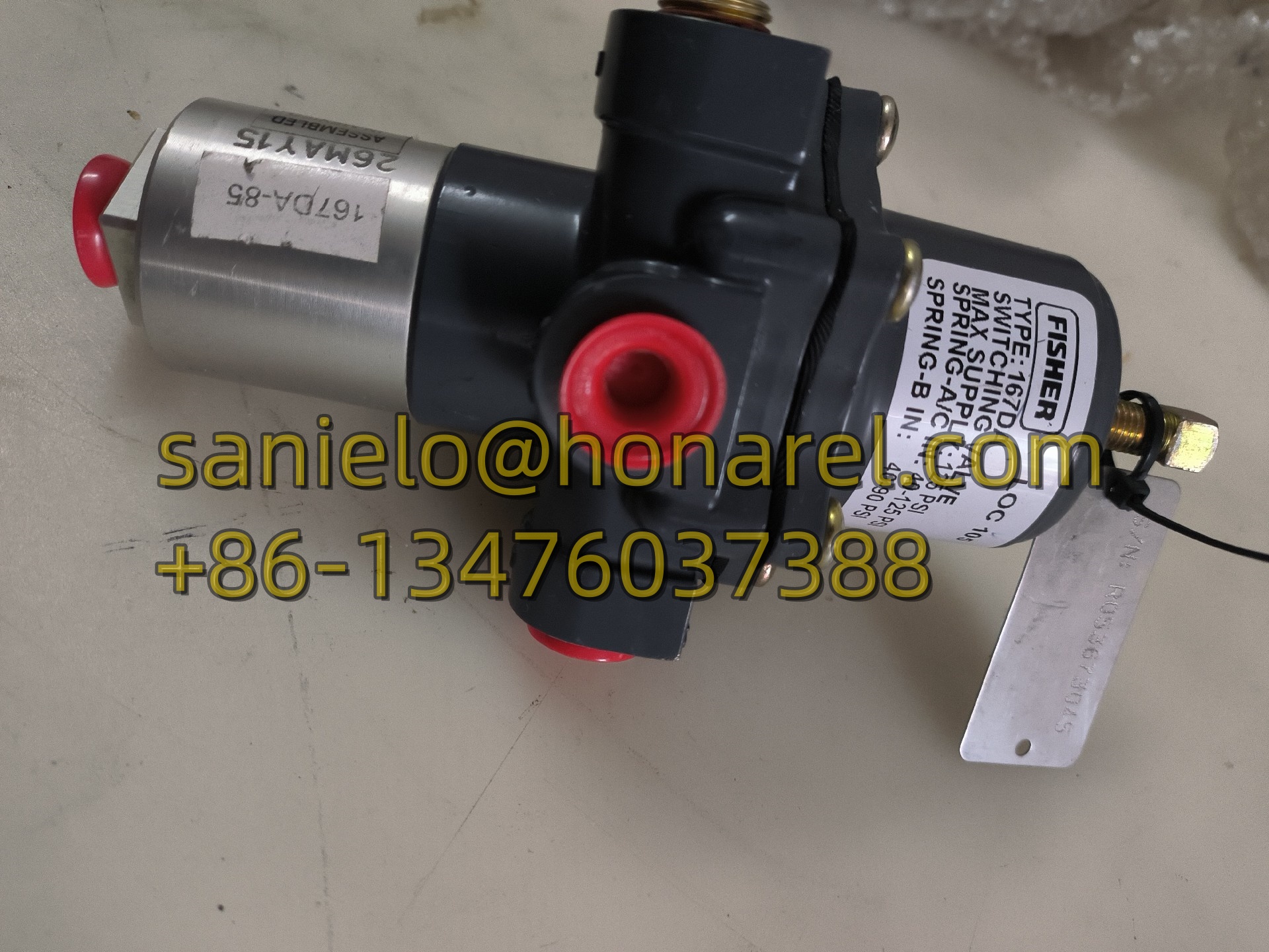 FISHER 167DA-P122 Lock Valve Switching Valves