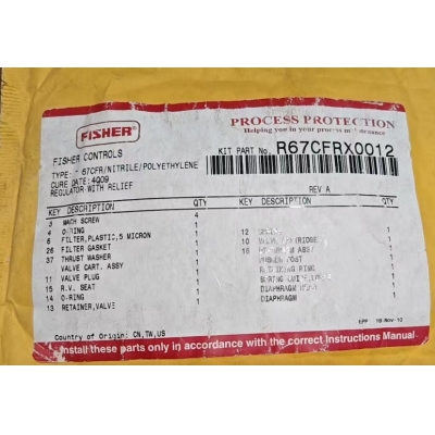 FISHER KITSR67CFRX0012